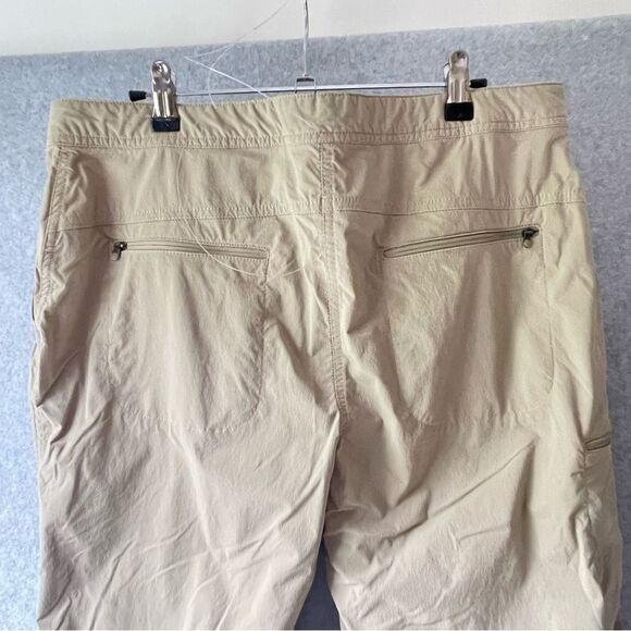Womens L.L. Bean Performance Capri Pants Tan Khaki PFG sz. 14 #PP - Picture 5 of 11